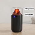 thumbnail image 1 of SPRING 350ML Portable Car Humidifier Small Quiet USB Air Diffuser for Car Home black-battery, 1 of 8