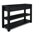 thumbnail image 5 of Grain Wood Furniture Montauk Console Table, Solid Wood with a Farmhouse Black Finish, 5 of 7