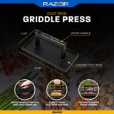 Razor Rectangle Cast Iron Meat Press - Walmart.com