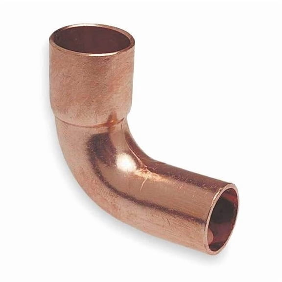Nibco Elbow,90 Deg,Wrot Copper,1/2",FTGxC U6072I 1/2