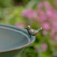 thumbnail image 5 of Zaer Ltd. Ornate Pedestal Style Birdbath with Cast Iron Birds on Rim Full Base (Bronze), 5 of 8