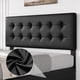 thumbnail image 5 of Qinaqin Queen Size Cama Frame con 4 Almacenamiento Cajones y cm de Alturaeadboard Cuero Sintético Upholstered Platform Profundidad Madera Slats Support Button Tufted de, 5 of 7