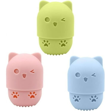 3Pcs Makeup Sponge Travel Case Reusable Carrying Case for Blending Sponge