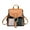 brown, variant on Fashion Small Pu Leather Backpack Shoulder Bags For Women Retro Plaid School Knapsack High Quality Travel Rucksack Shopping Bag