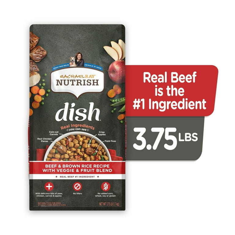 Rachael Ray Nutrish Dish Dry Dog Food Beef Brown Rice Recipe