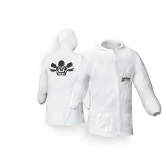 Clean Reusable Hooded Lab Coat, Medium