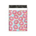 thumbnail image 4 of 10x13 (100) Sprinkled Donuts Designer Poly Mailers Shipping Envelopes Premium Printed Bags, 4 of 6