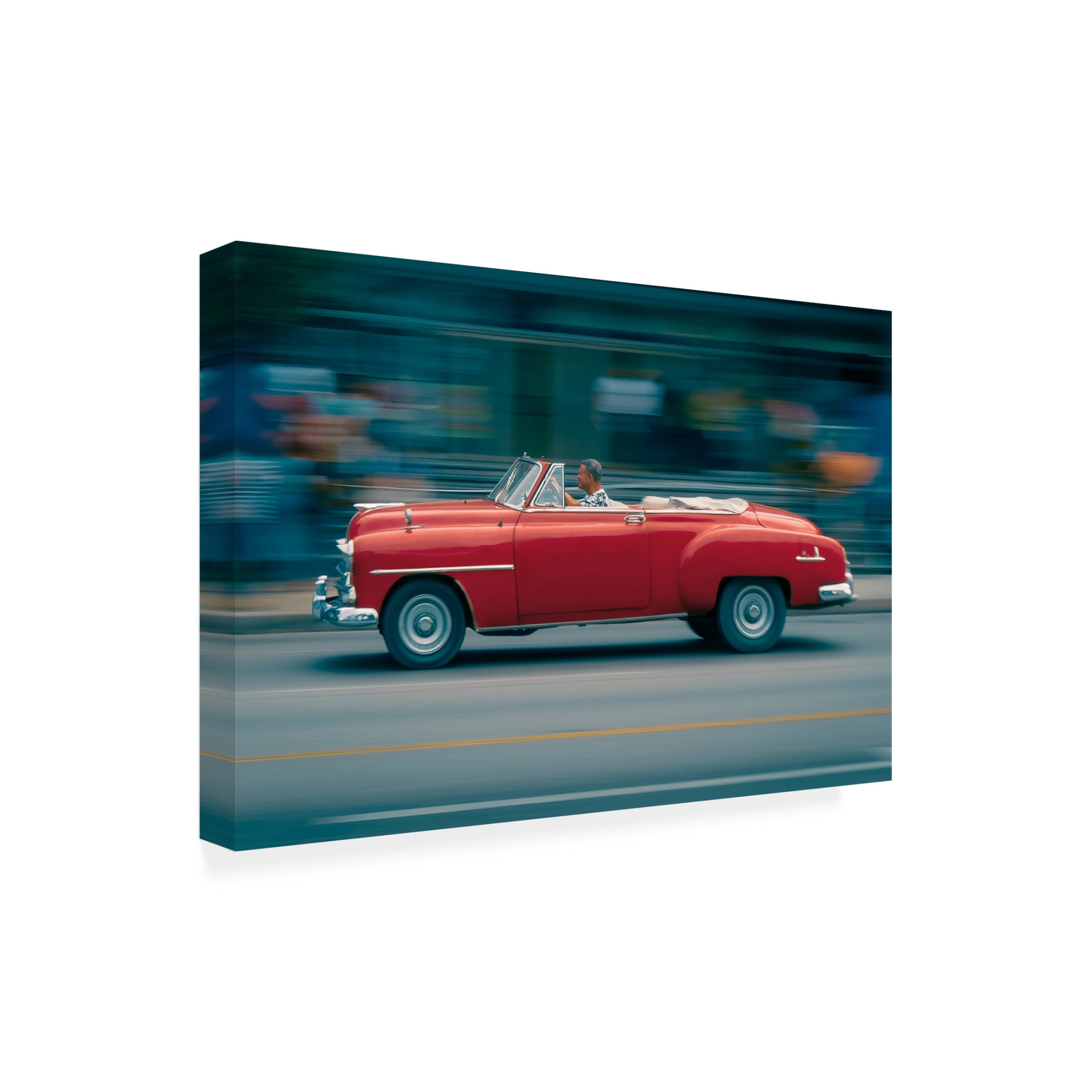 Trademark Fine Art Andreas Bauer Driving Fast Canvas Wall Art