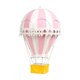 thumbnail image 4 of Adorno de globo aerostático de 2 piezas para el hogar, mesa, dormitorio rosa y cuatro colores, 4 of 9