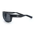 thumbnail image 5 of Choppers Wrap Sunglasses for Men UV400 Polycarbonate Lens Lightweight Sport Fit Durable Frame Driving Outdoor Eyewear Grey Metalic Frame - Black Lens, 5 of 7