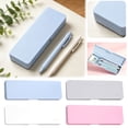 thumbnail image 5 of Pencil Box Large Capacity Plastic Pencil Case Boxes, Hard Pencil Case Crayon Box with Snap-tight Lid Plastic Pencil Boxes Pens Erasers Stationery Supplies Boxes for Home Office, 1Pc(Pink,7.6x2.5"), 5 of 8