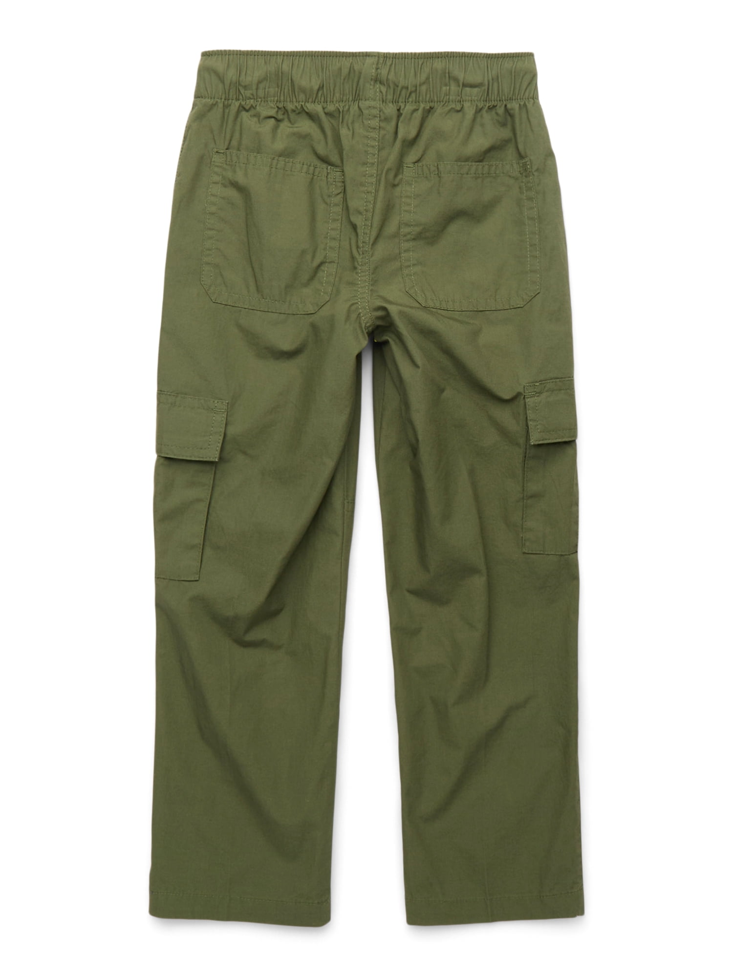 Wonder Nation Boys Poplin Cargo Pants, Sizes XS-XXL & Husky