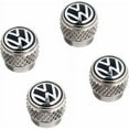thumbnail image 1 of Volkswagen 000071215D - Tapones de válvulas con logotipo VW - Para válvulas de goma y metal, 4 piezas, 1 of 1