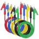 thumbnail image 1 of 5 Pcs Double Ended Alligator Clips 15a Test Lead Cable With Insulating Clips, 1 of 5