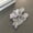 019-[White + Tulip Purple], variant on Women's new summer crystal sandals for outdoor wear, non-slip jelly shoes, breathable wedge heel closed-toe slippers, plastic shoes for bathingFashionable and versatile