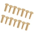 thumbnail image 3 of KAKOWELY Vis rivets 7 Paires Couteaux de Cuisine Poignée Vis Fixation rivets Écrous Couteaux de Chef Coupeur Poignée en Bois Vis Fixateur Clip Clous Remplacement Réparation Outils Accessoires 2cm, 3 of 4