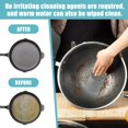 thumbnail image 4 of Chain Mail Scrubber Cast Iron Sponge Chainmail Scrubber Cleaner with Silicone Pad for Skillet Pre-Seasoned Pan Dutch Ovens, 4 of 8