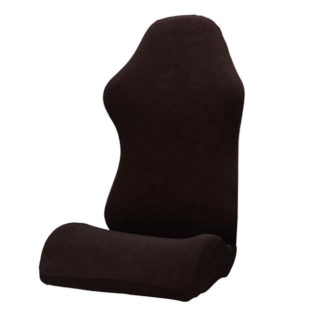 Funda para sillas de oficina para computadora elásticas para cojines de asiento extraíbles y lavables Baoblaze café