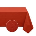 thumbnail image 2 of Romanstile 100% Waterproof Linen Tablecloth 54x78 inch,Rectangle Table Cloth Oil Proof Wipeable for Indoor and Outdoor,Big Red, 2 of 8