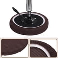 thumbnail image 3 of 2 Pack Round Bar Stool Covers Dia.11"-16", Non-slip Round Seat Cushions for Chairs Stool Slipcovers Brown, 3 of 6