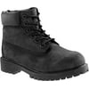 Children's Timberland 6" Premium Waterproof Boot Youth Black Nubuck 6 W