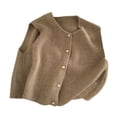 thumbnail image 4 of C. Nuevo cárdigan de punto sin mangas para mujer, suéter informal, Tops informales ajustados, moda coreana, Otoño, nuevo, 4 of 4