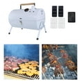 thumbnail image 4 of Parrilla De Carbón Parrilla De Barbacoa Portátil Para Picnics Salidas Reuniones Familiares Blanco, 4 of 8