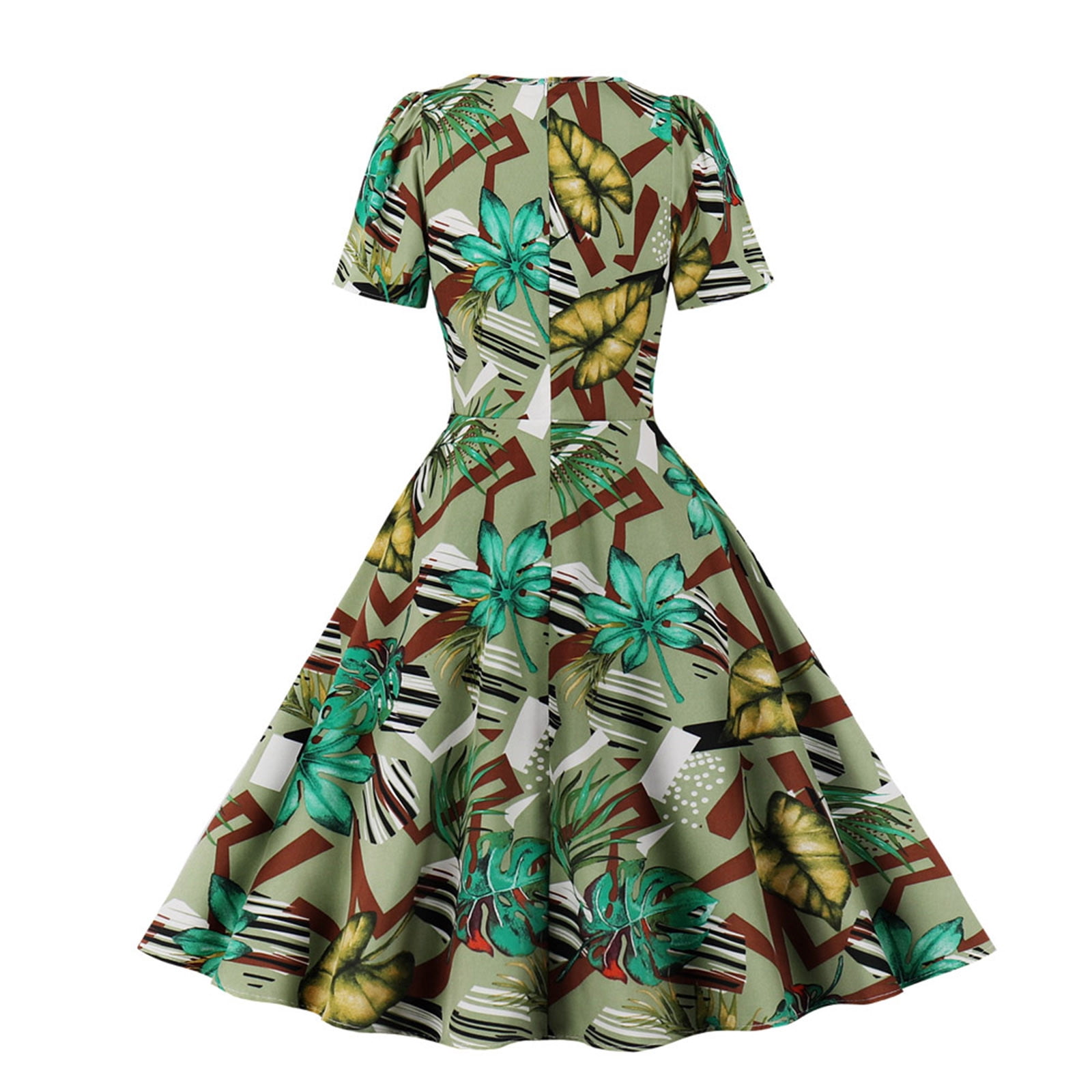 Retro tropical dress sale