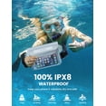 thumbnail image 2 of Riñoneras impermeables Lamicall, paquete de 2, para iPhone, transparentes, 2 of 7
