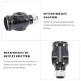 thumbnail image 4 of Shisuyan 2pcs Light Socket to Plug Adapter E26 US Outlet Socket Adapter Light Bulb Socket, 4 of 9