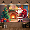 thumbnail image 6 of Colorful Theme Christmas Banner Decorative Design Snowman Banner Gift Prop for Holiday Celebration Winter Festival Indoor Decoration, 6 of 9