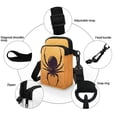 thumbnail image 5 of HELLHERO Spider Web Orange Messenger Bag, Polyester Lightweight for Adult, 5 of 7
