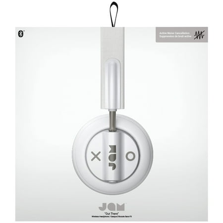 JAM - Out There Wireless Noise Cancelling On-Ear Headphones - Gray