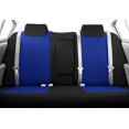 thumbnail image 2 of CalTrend Rear 40/60 Split Bench NeoPrene Seat Covers for 2006-2010 Chrysler PT Cruiser - CR141-04PP Blue Insert with Black Trim, 2 of 3