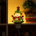 thumbnail image 6 of Under 10 Dollars! YZEGDCH Christmas Snowman Night Light, Cute Night Lights Plug into Wall, Christmas Tree Night Light for Kids Women Men, Plug in Nightlight for Christmas Decor Party, Best Gifts!, 6 of 8
