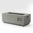 thumbnail image 4 of Propane Fire Pit Table with Hidden Tank Storage - 50,000 BTU Outdoor Gas Fireplace, Weather-Resistant, Easy Assembly, Includes Lava Rocks & Cover, Gray, 4 of 8