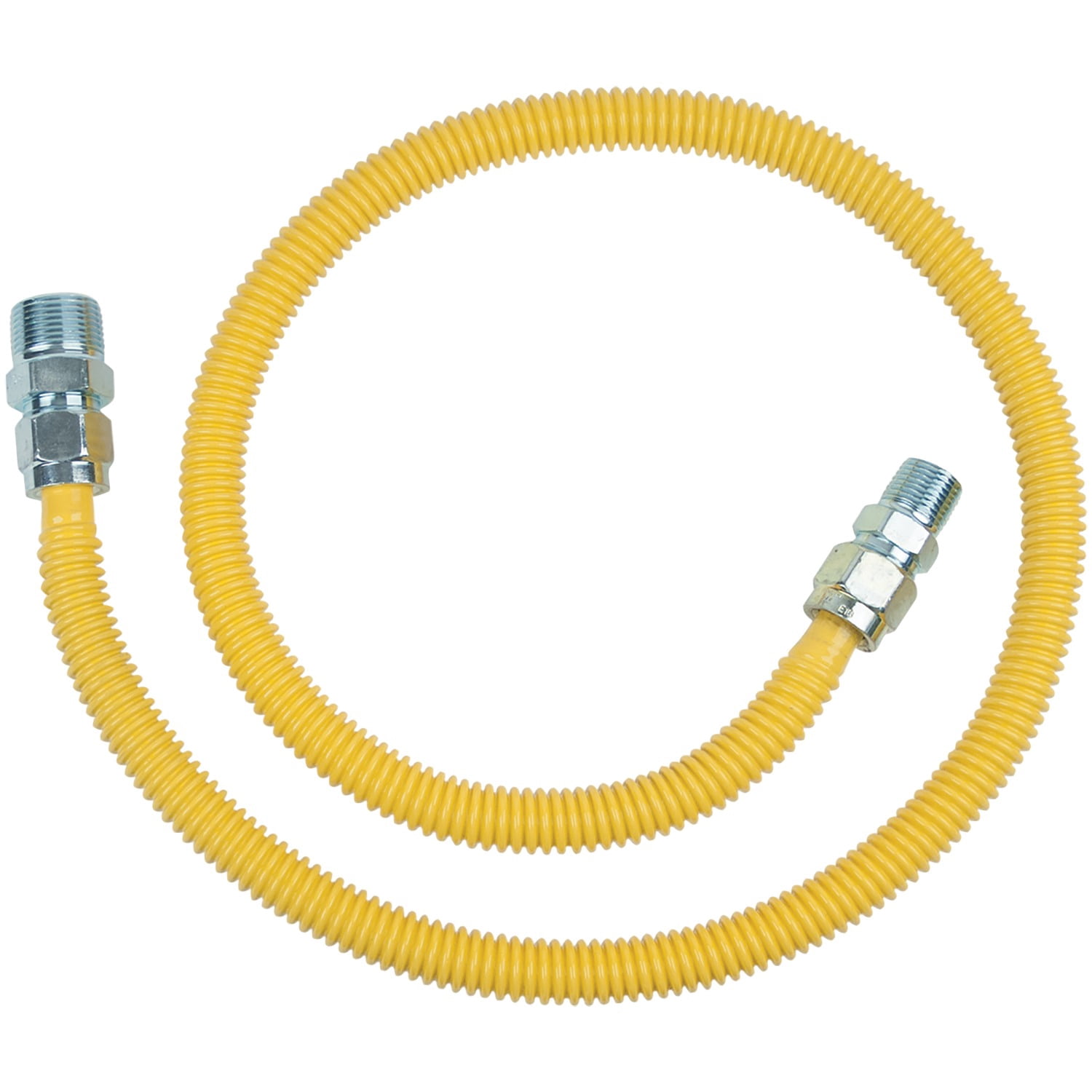 BrassCraft CSSC14-48 Gas Range & Gas Furnace Flex-Line (5/8" OD (3/4" MIP x 1/2" MIP) x 48")