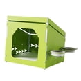 thumbnail image 3 of Dog Kennel Cat House Metal Summer Outdoor Shelter Weatherproof Condo Raised Pet Bed Dogs Nest for Small Medium Dogs Indoor Cats Kitten Puppy Green, 3 of 8