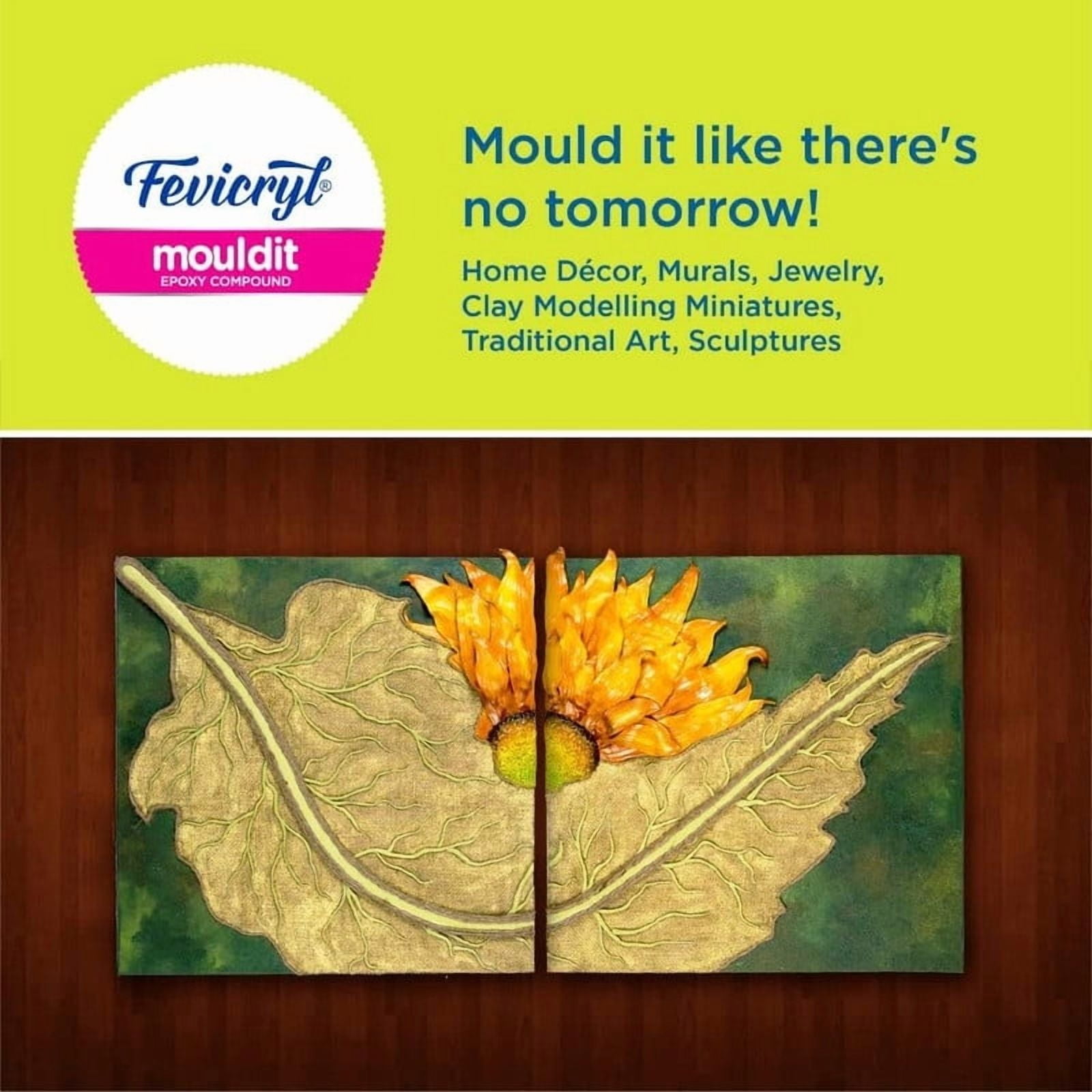 Fevicryl Mould Clay 1Box - 900Grm for Modelling and Sculpting, Air Dry Clay for 3D DIY Making Drawing Art and Craft, Painting Artists, Students, Works Handmade Decoration Gift for any Occasion Etc