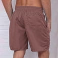 thumbnail image 4 of ZyeKqe Mens Casual Shorts Elastic Waist Drawstring Summer Beach Shorts Lightweight Quicky Dry Vacation Shorts, 4 of 4