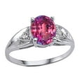 thumbnail image 3 of Tommaso Design� Oval 9x7 mm Simulated Alexandrite Ring, 3 of 9