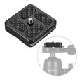 thumbnail image 4 of 40*38mm Size Aluminum Alloy Universal Quick Release Plate D-40t Qr Plate with 1/4 inch Screw for Arca Swiss Benro Monopod Tripod Ball Head Camera Acce, 4 of 5