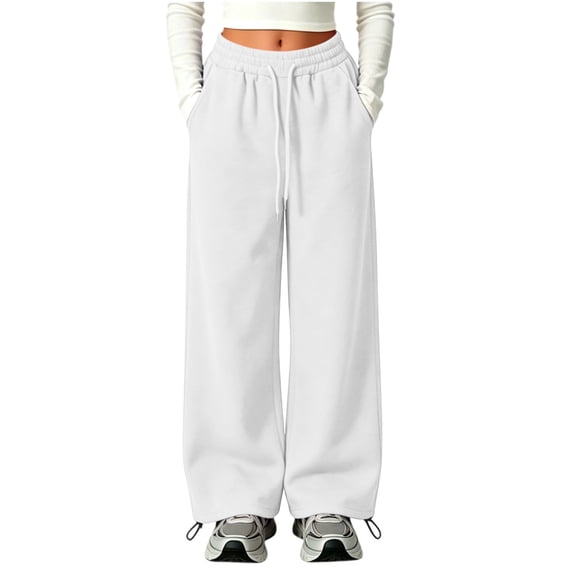 Timegard Girls Sweatpants Unisex Boys Workout Running Pants Fall Winter Clothes Lightweight Comfy Casual Trousers Pockets