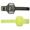 thumbnail image 2 of LENTION Vitality Series Dual Pocket Sport Armband Bag with Touch Phone Screen Function for 3.5”- 5” Phones Black with Yellow IP601-BWY, 2 of 5