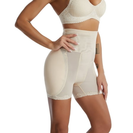 

Women Seamless Tummy Control Panties Booty Lifting Sponge Padded Shapewear Waist Trainer Hip Enhancer Underwear