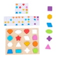 thumbnail image 2 of Montessori Shape Puzzle Board Shape Sorter Habilidad fina para Sunnimix Rompecabezas de formas, 2 of 7