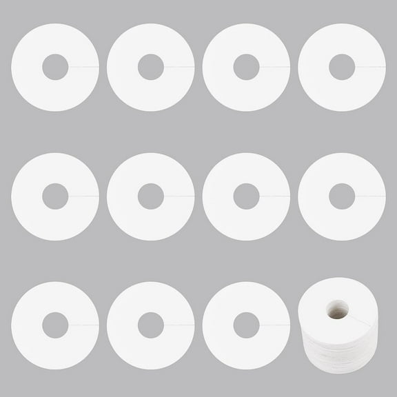 150 pcs Drink Name Tags for Wine Glasses Paper Wine Glass Markers Blank Glass Markers Tags 70mm in diameter Round White Cocktail Champagne Tags DIY Identification Markers for Party Guest Paper