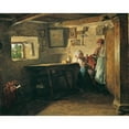 thumbnail image 3 of Ferdinand Georg Waldmüller 14x12 Black Modern Framed Museum Art Print Titled - The Old Box (1860), 3 of 5
