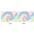 thumbnail image 4 of Car Flag12x18 No Pole Is Not Easy To Fade Fast Dry Hole Design Can Wear Flagpole Easy To Install For Car Family Business Travel Aliceblue Tie-Dye Background Rainbow Colors_3, 4 of 8