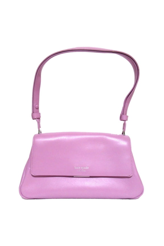 Pre-Owned Kate Spade Grace Leather Flap One-Shoulder Bag, Pink, Women's (Good)